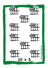 Load image into Gallery viewer, Print and Play: Y2/ P2 Mastering Multiplication. 2, 5 and 10 multiplication bonds.
